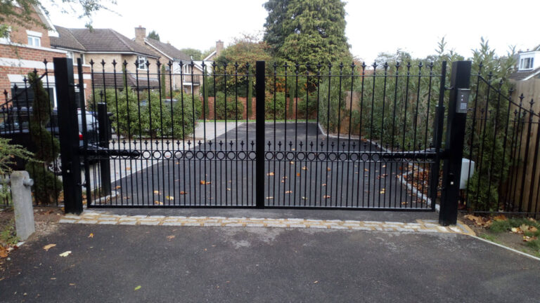 double-steel-gate